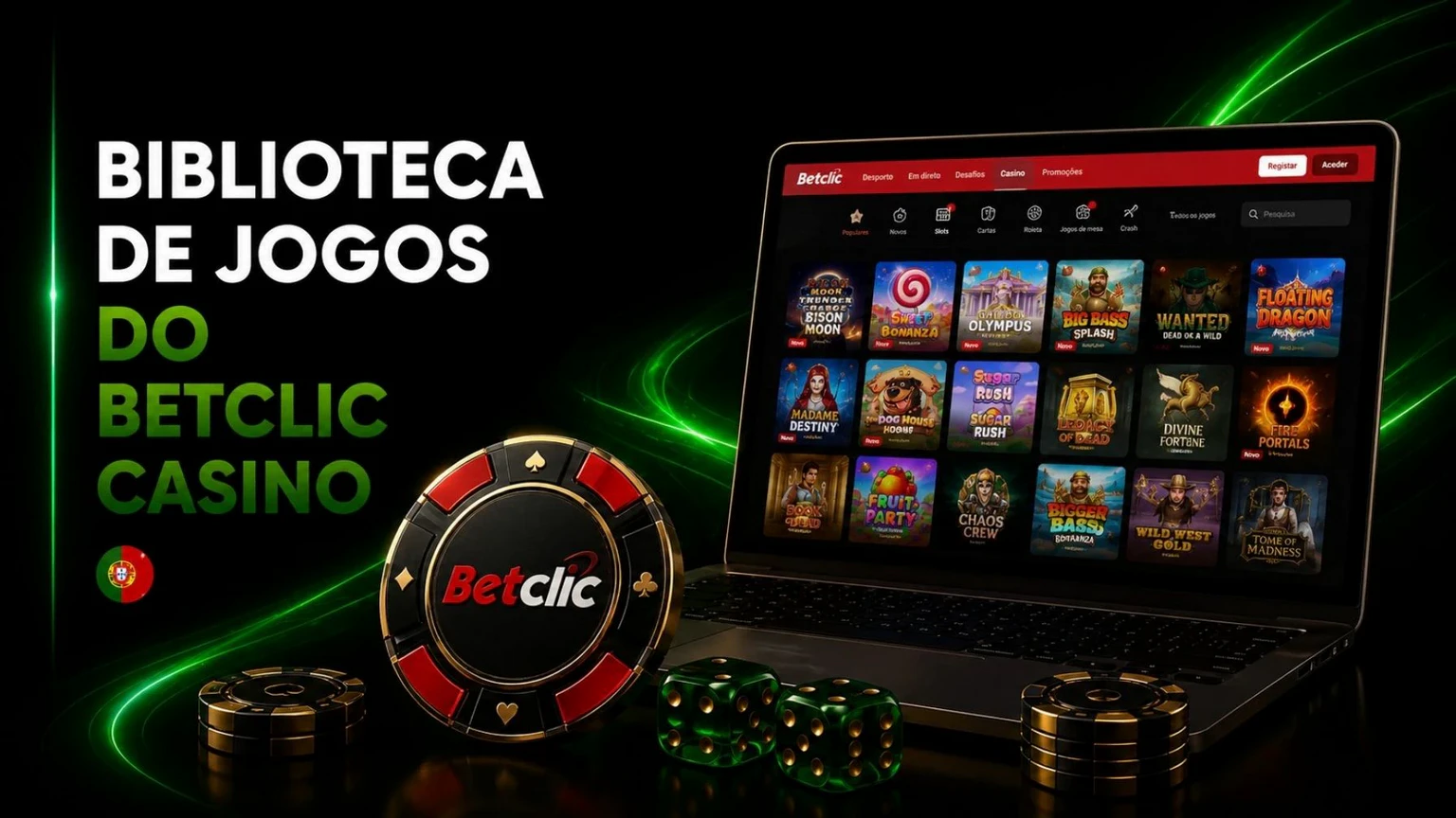 Biblioteca de Jogos do Betclic Casino