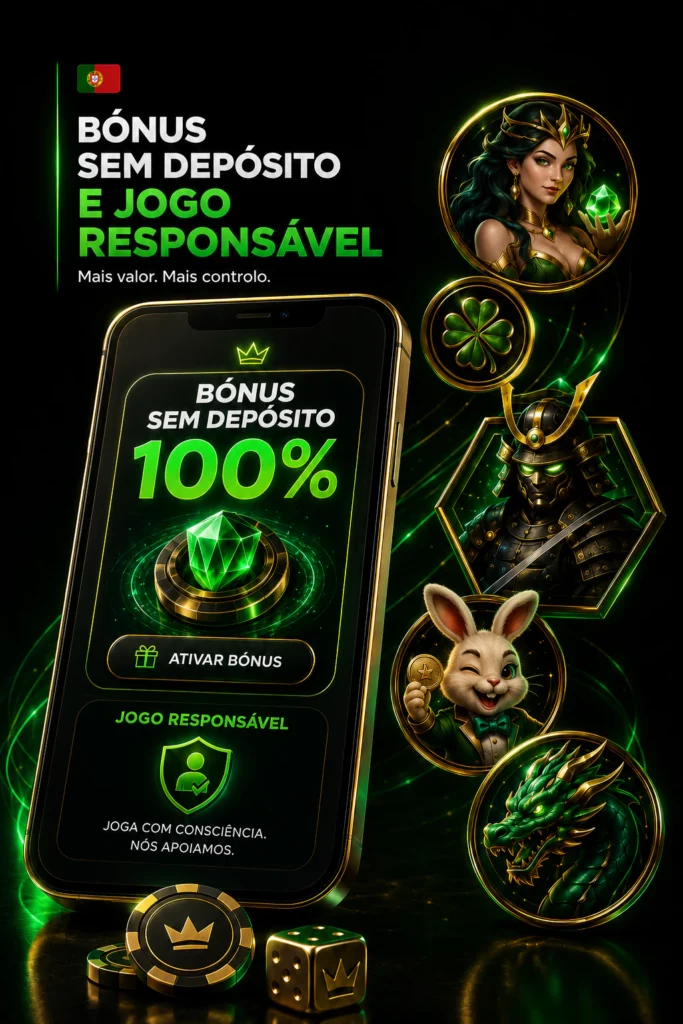 Bónus Sem Depósito e Jogo Responsável