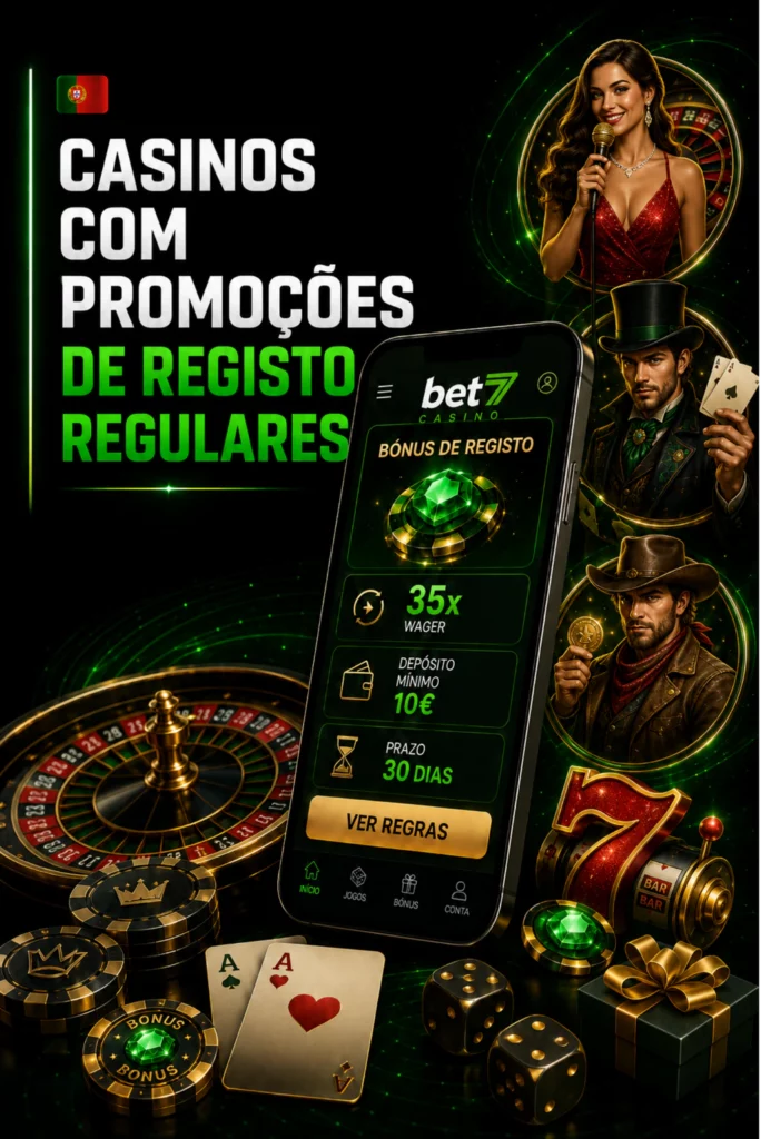 Casinos com Promoções de Registo Regulares