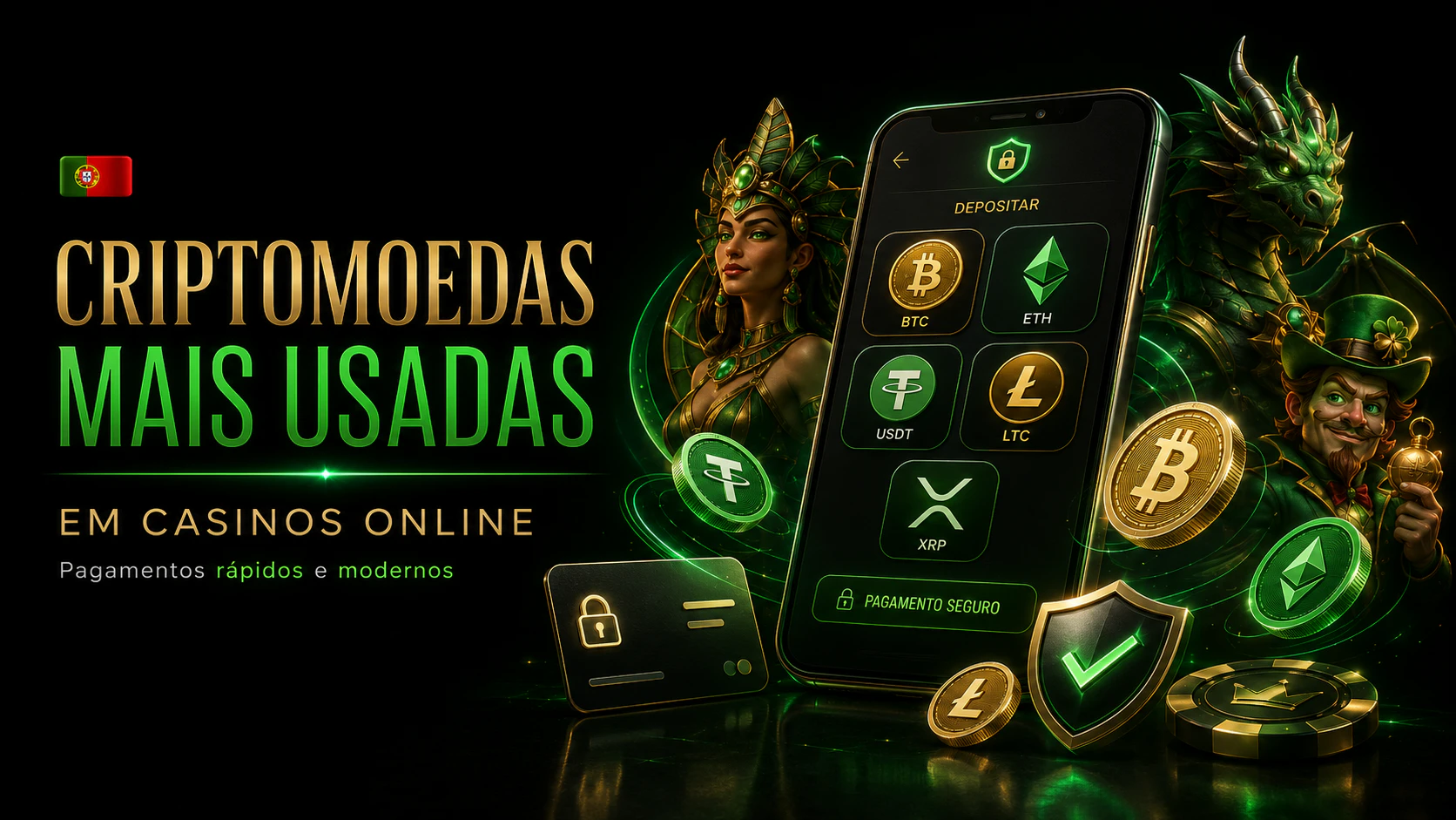 Criptomoedas Mais Usadas em Casinos Online