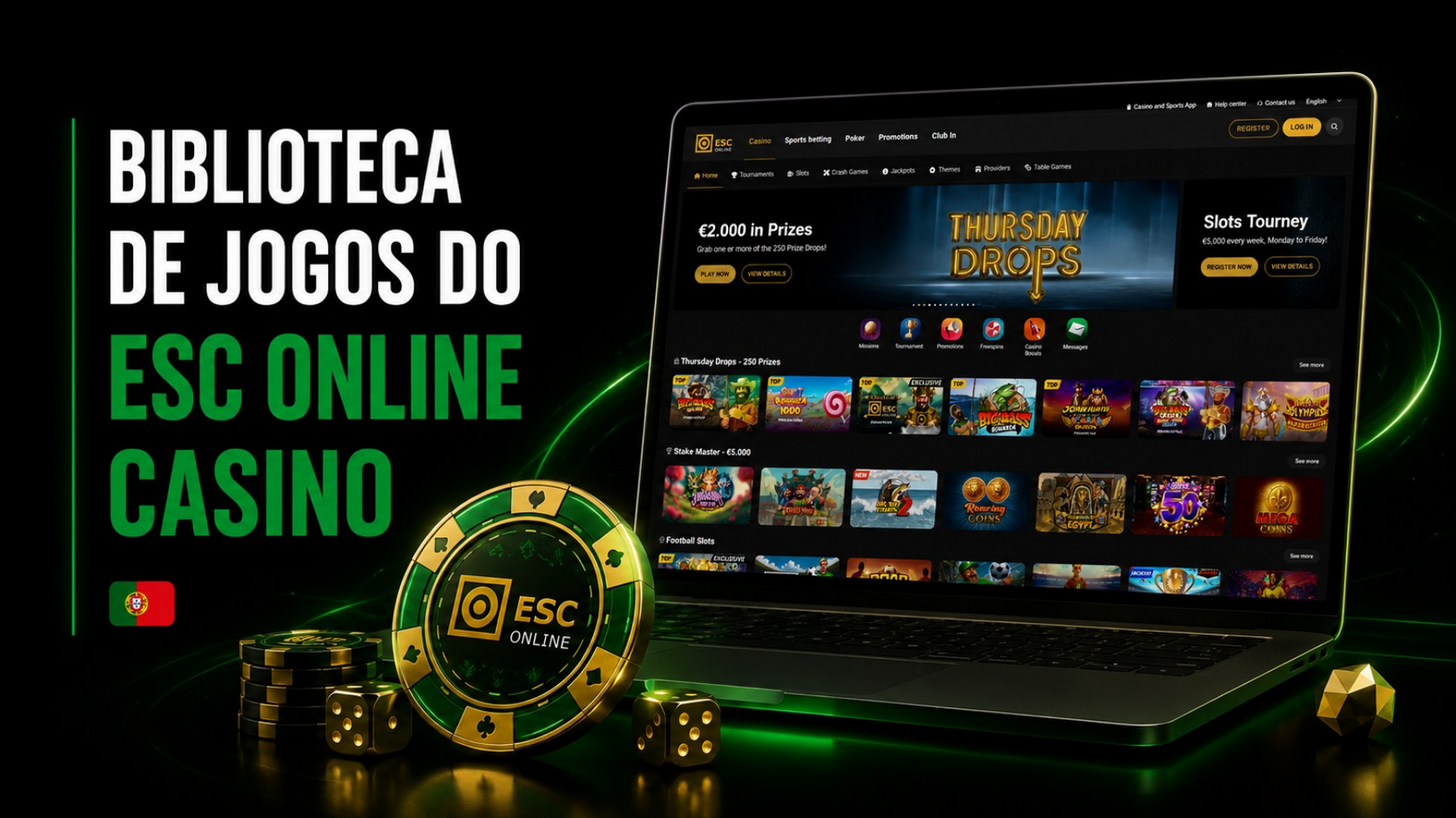 Biblioteca de Jogos do ESC Online Casino