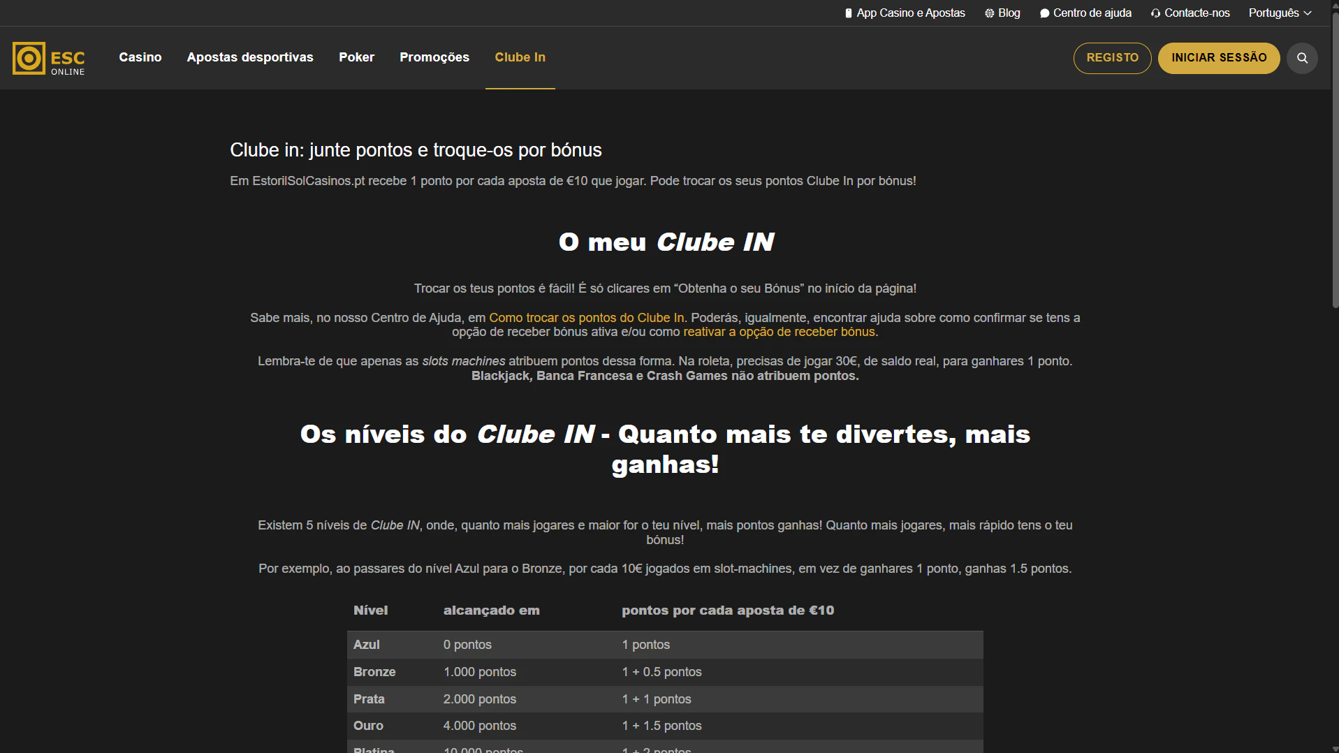 ESC Online Casino