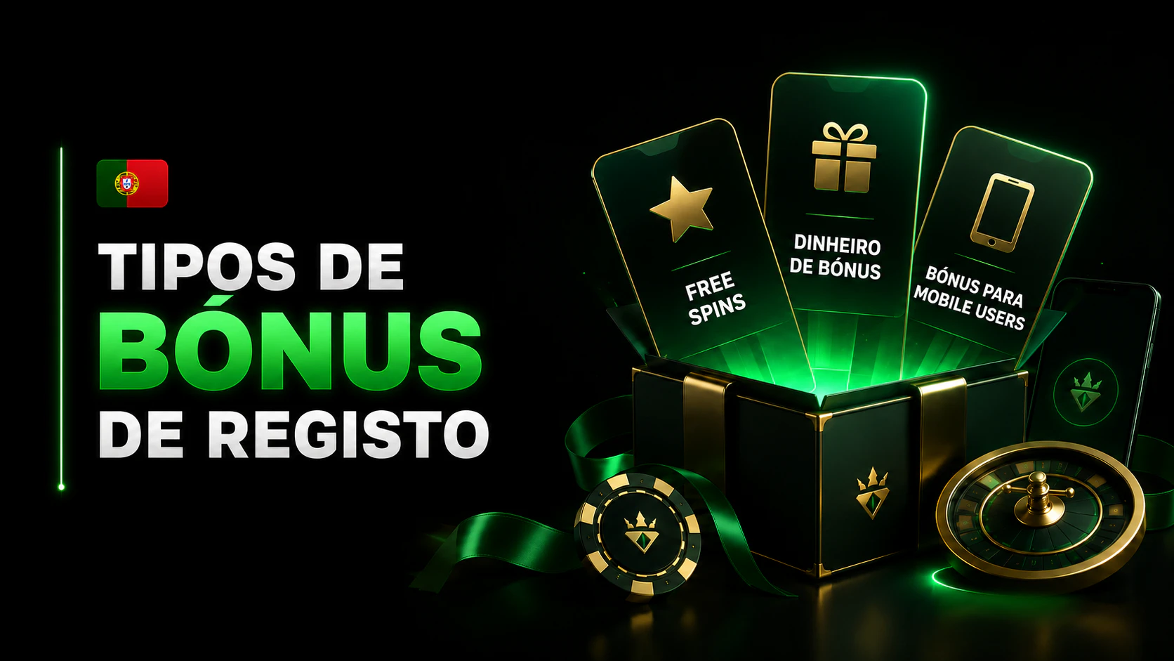 Tipos de Bónus de Registo