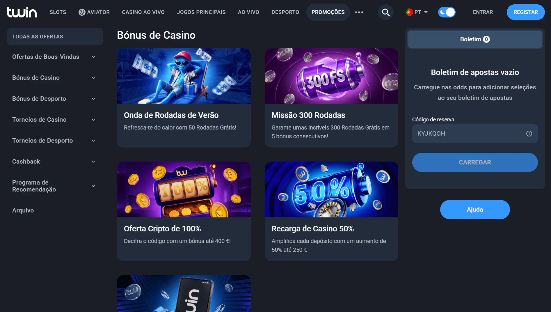 Twin casino