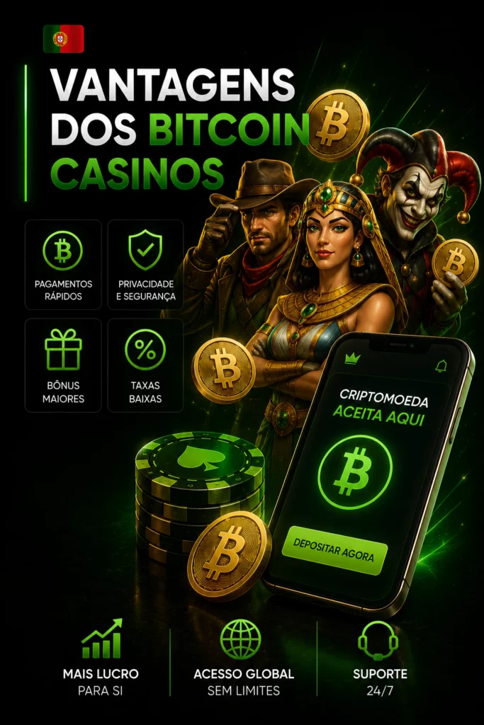 Vantagens dos Bitcoin Casino