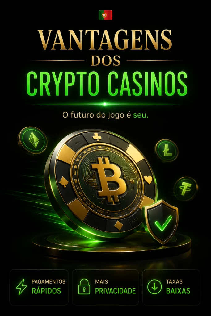 Vantagens dos Crypto Casinos