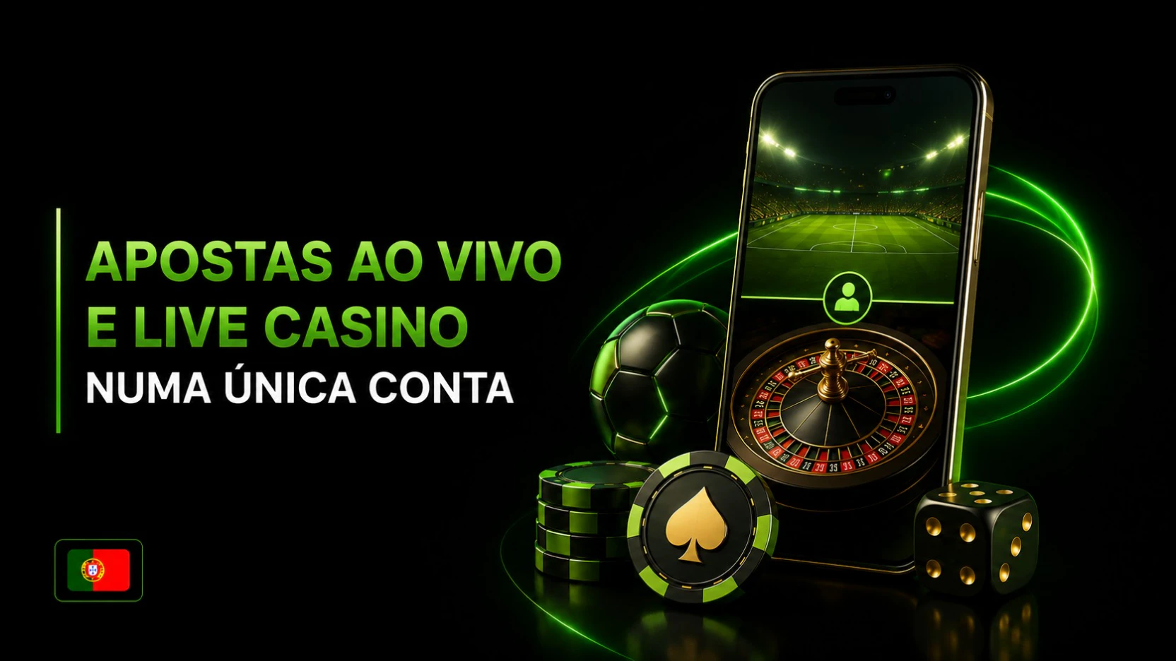 Apostas ao Vivo e Live Casino numa Única Conta