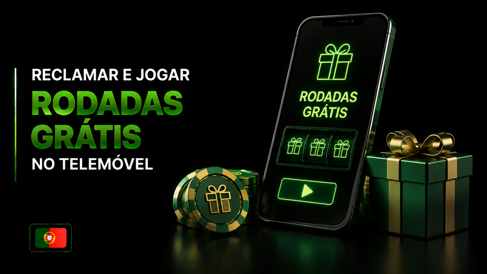 Reclamar e Jogar Rodadas Grátis no Telemóvel