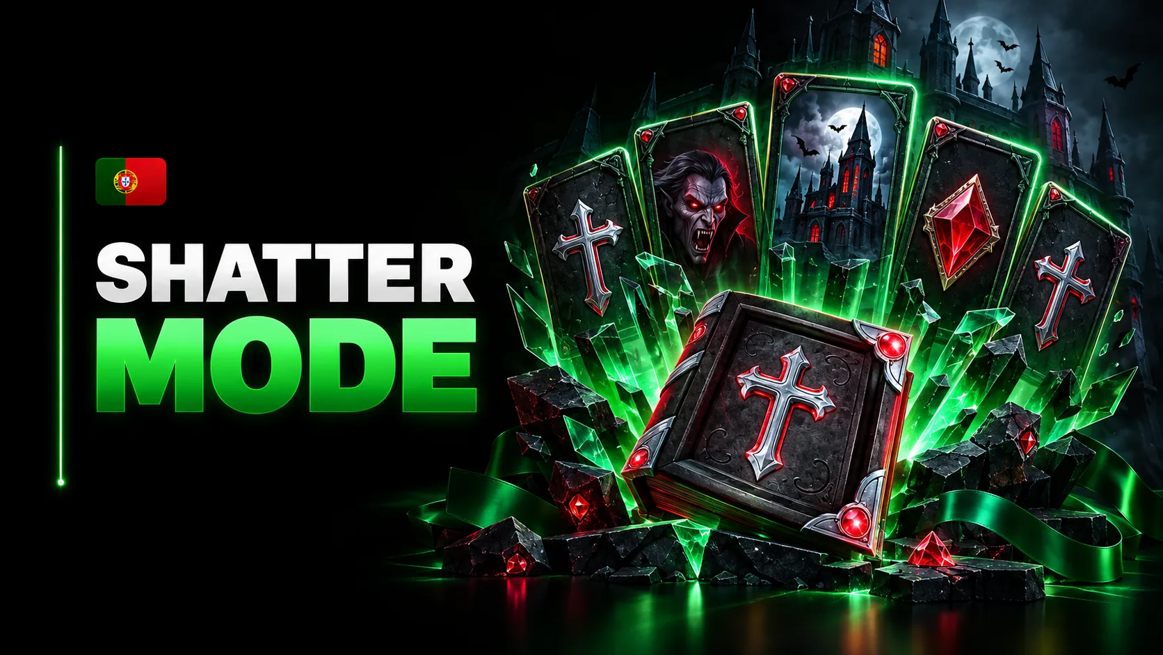 Ilustração editorial do Shatter Mode em Book of Vampires