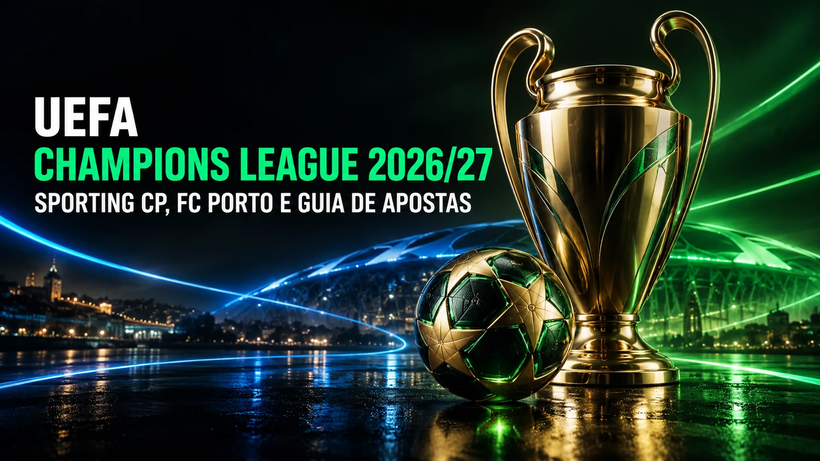 UEFA Champions League 2026/27 com Sporting CP e FC Porto