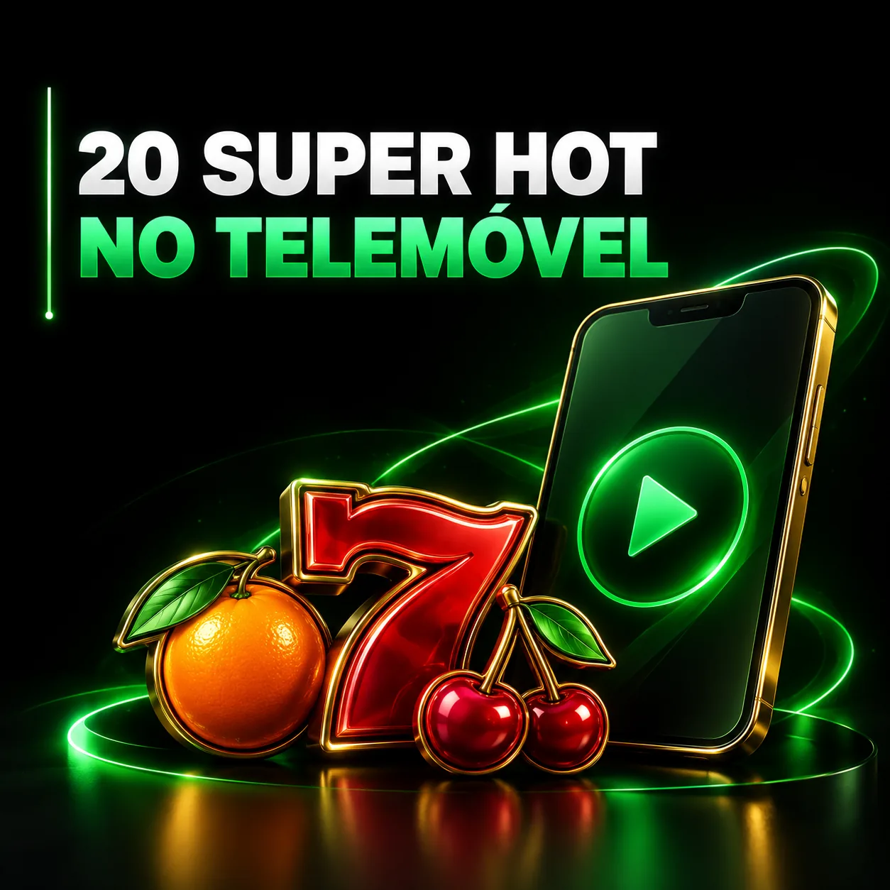 Ilustração de telemóvel para a versão móvel de 20 Super Hot