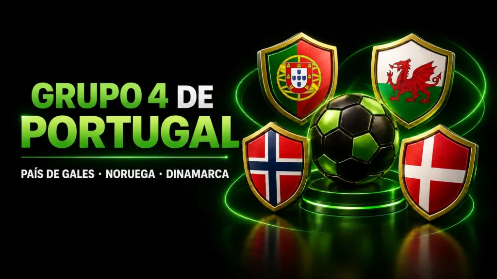 Grupo 4 de Portugal com País de Gales, Noruega e Dinamarca