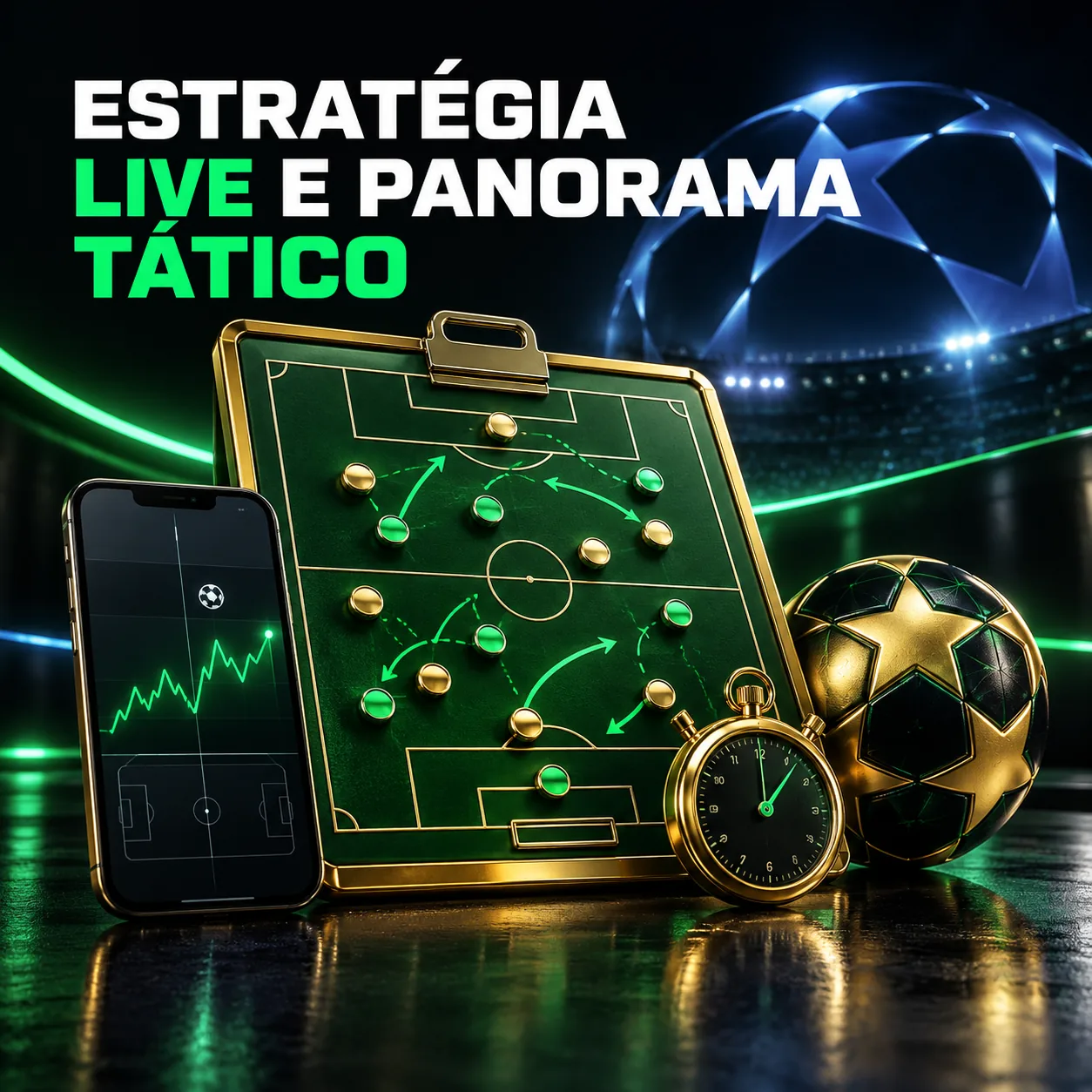 Estratégia de apostas live e panorama tático da Champions League
