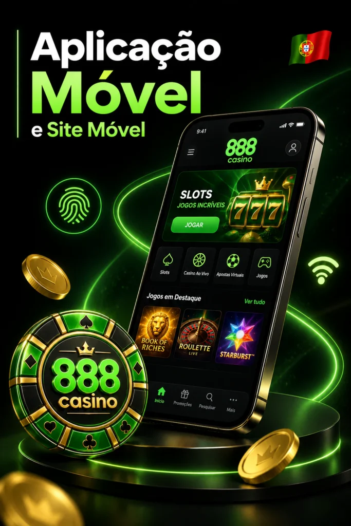 Aplicação Móvel e Site Móvel do 888 Casino