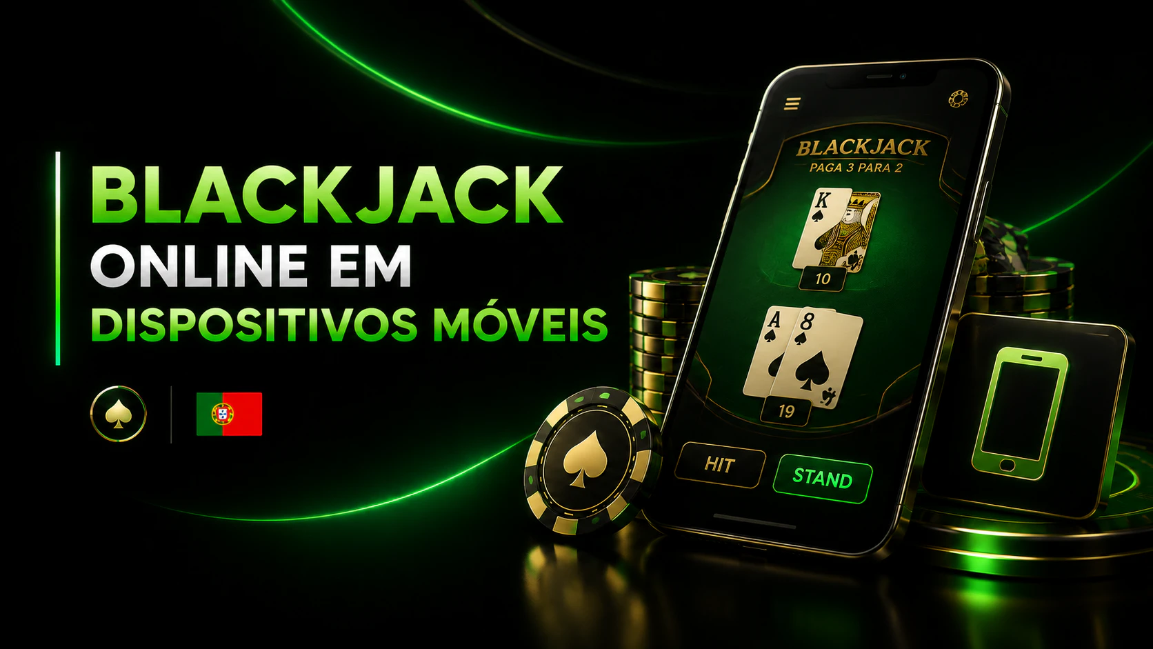 Blackjack Online em Dispositivos Móveis