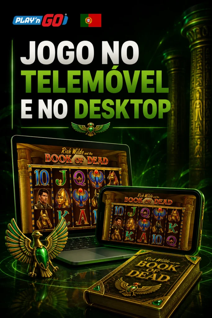 Jogo Book of Dead no Telemóvel e no Desktop