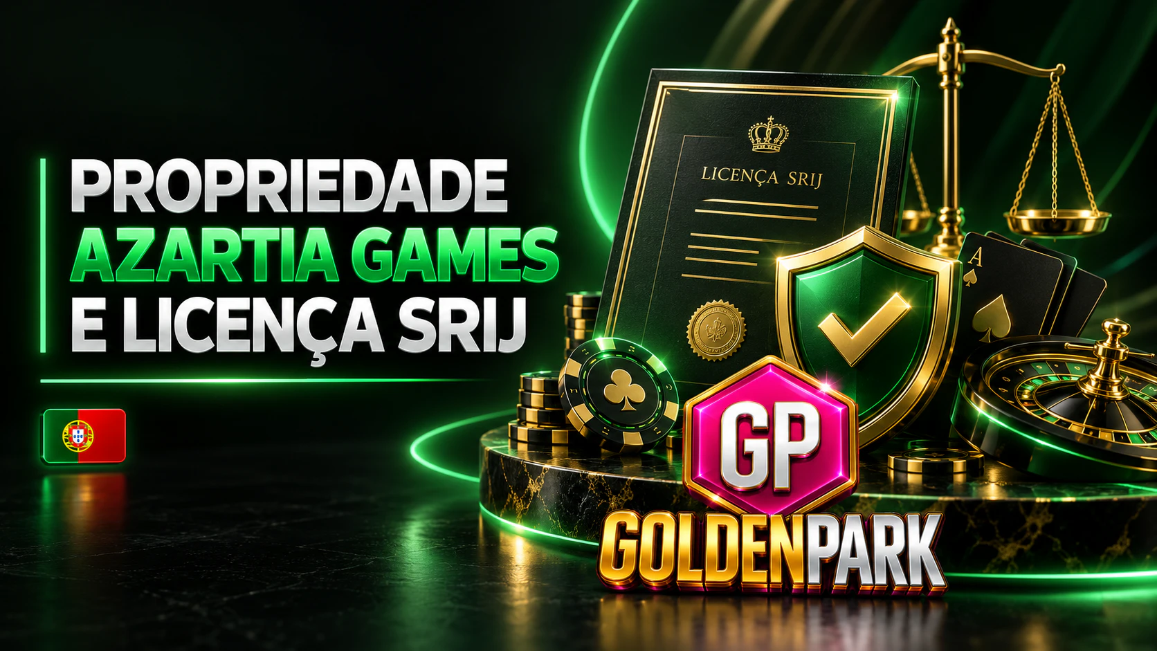 Propriedade Azartia Games e Licença SRIJ