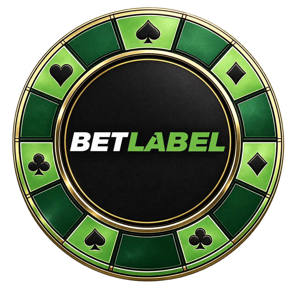 Ficha de casino com o logótipo da Betlabel