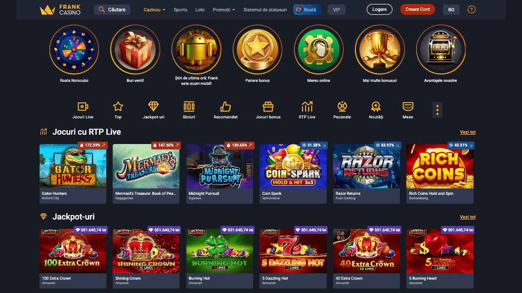 Frank Casino playgame