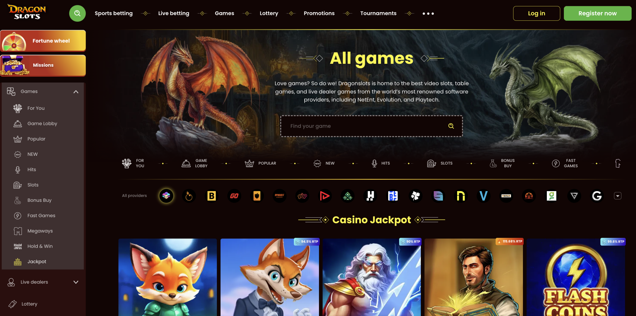 Dragonslots Casino SITE